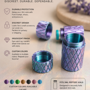 Single Vial Holder for 3ml Peptide Vials