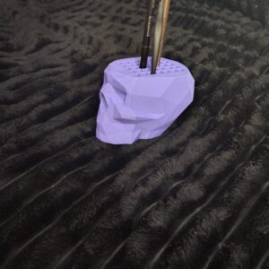Skull Gothic Makeup Brush or Pen Holder